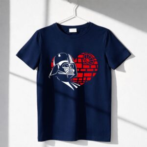 Darth Vader Death Star Heart Valentine Shirt