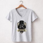 Darth Vader Face New Orleans Saints 9 Womens V Neck.jpg