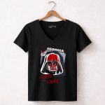 Darth Vader Georgia Bulldogs 5 Womens V Neck.jpg