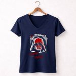 Darth Vader Georgia Bulldogs 9 Womens V Neck.jpg