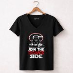 Darth Vader Join The Dawgs Side Georgia Bulldogs 5 Womens V Neck.jpg