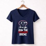 Darth Vader Join The Dawgs Side Georgia Bulldogs 9 Womens V Neck.jpg
