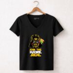 Darth Vader Join The Hawk Side Chicago Blackhawks 5 Womens V Neck.jpg