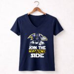 Darth Vader Join The Ravens Side 9 Womens V Neck.jpg