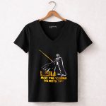 Darth Vader LSU May The Tigers Be With You 5 Womens V Neck.jpg