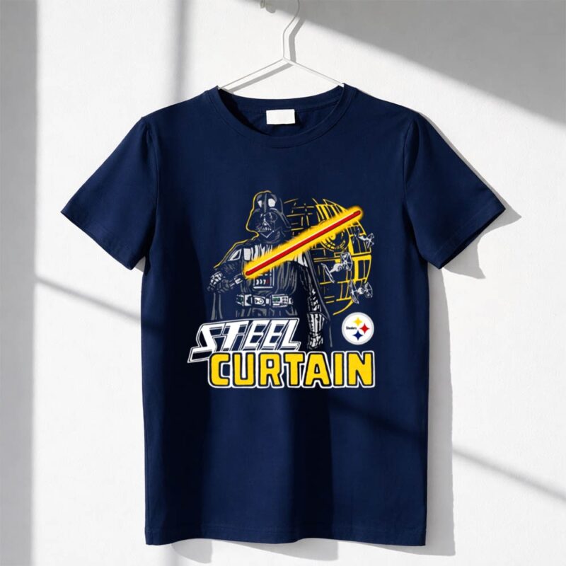 Darth Vader Lightsaber Death Star Steel Curtain Pittsburgh Steelers 1 T Shirt