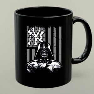 Darth Vader New York Yakees With Flag American 1 mug.jpg