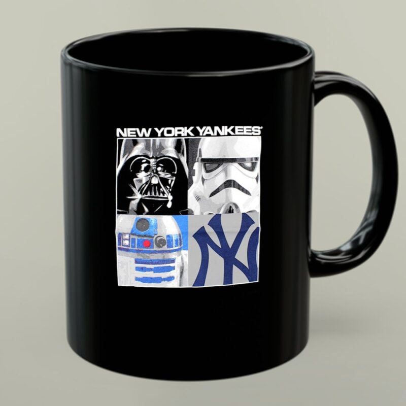 Darth Vader R2D2 and Stormtroopers New York Yakees 1 mug.jpg