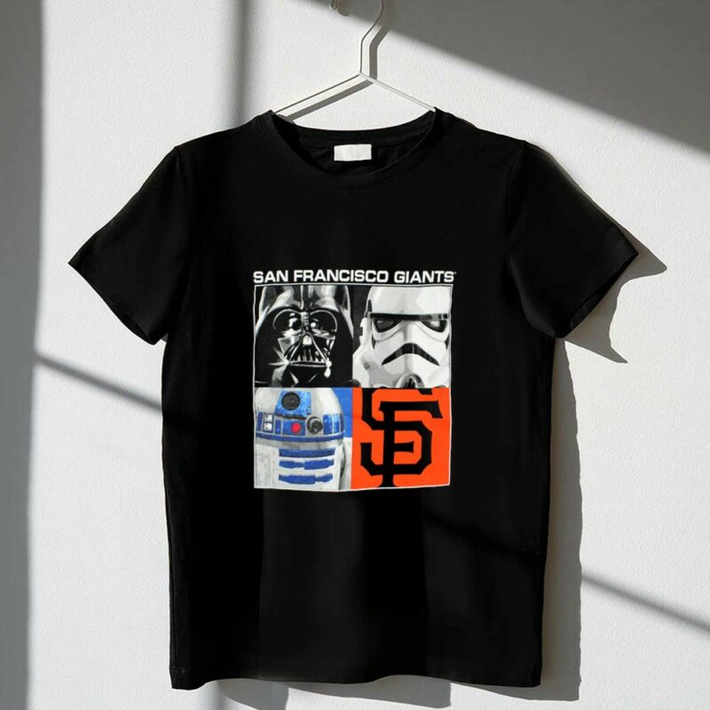 Darth Vader R2D2 and Stormtroopers San Francisco Giants 1 T Shirt.jpg