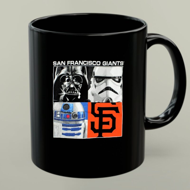 Darth Vader R2D2 and Stormtroopers San Francisco Giants 1 mug.jpg