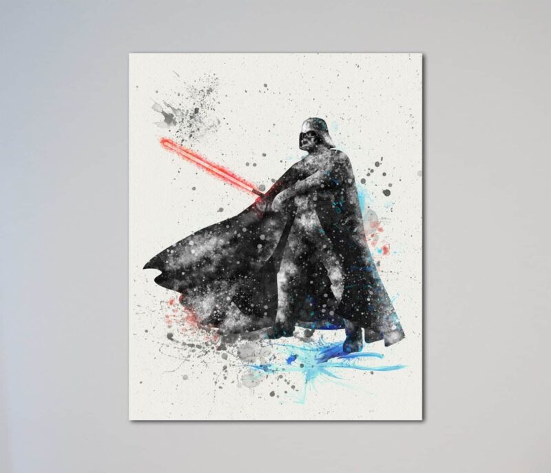 Darth Vader Star Wars Watercolor Wall Art 1.jpg