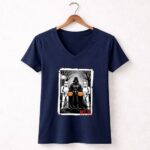 Darth Vader Stormtrooper Pumpkin Halloween 9 Womens V Neck 1.jpg
