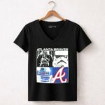 Darth Vader Stormtroopers R2D2 Atlanta Braves 5 Womens V Neck.jpg