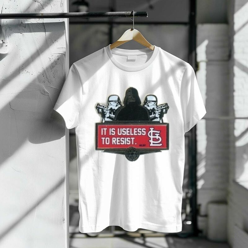 Darth Vader Stormtroopers and Galactic Republic It Is Useless To Resist St Louis Cardinals 1 T Shirt.jpg