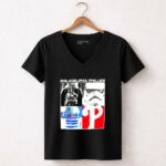 Darth Vader Stormtroopers and R2D2 Philadelphia Phillies 5 Womens V Neck.jpg