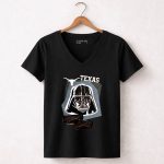 Darth Vader Texas Longhorns 5 Womens V Neck 1.jpg