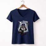 Darth Vader Texas Longhorns 9 Womens V Neck 1.jpg
