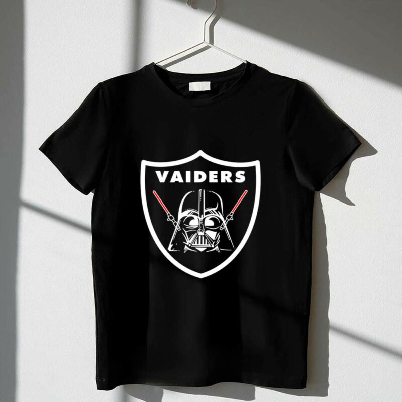 Darth Vader Vaiders Lightsaber Star Wars Logo Las Vegas Raiders 1 T Shirt