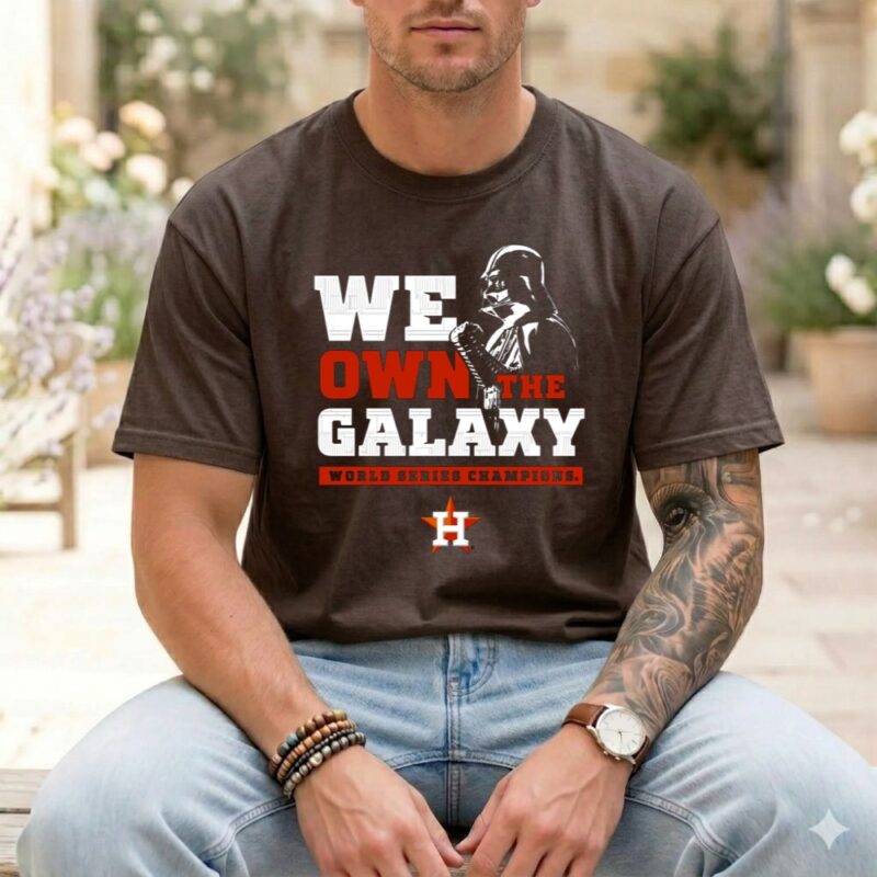 Darth Vader We Own The Galaxy World Series Champions Houston Astros Comfort Colors T Shirt 1.jpg