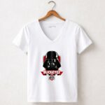 Darth Vader With Ohio State Buckeyes 5 Womens V Neck.jpg