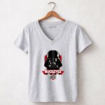 Darth Vader With Ohio State Buckeyes 9 Womens V Neck.jpg