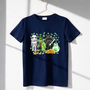 Darth Vader Yoda Stormtroopers And Bb 8 Shamrock Shirt