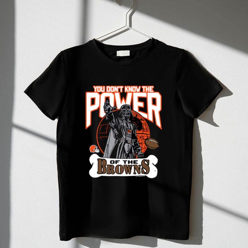 Darth Vader You Dont Know The Power Of The Browns 1 T Shirt.jpg
