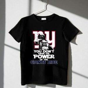 Darth Vader You Don't Know The Power Of The Giants Side Shirt
