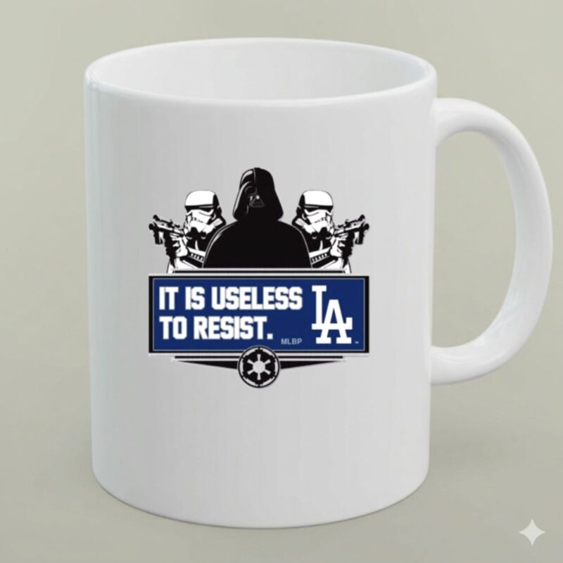 Darth Vader and Stormtroopers Galactic Empire Los Angeles Dodgers 1 mug 1.jpg