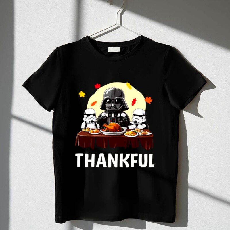 Darth Vader and Stormtroopers Thankful 1 T Shirt.jpg