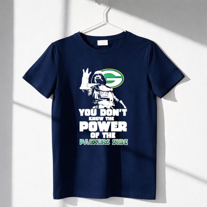 Darth Vader you dont know the power of the Packers side 1 T Shirt