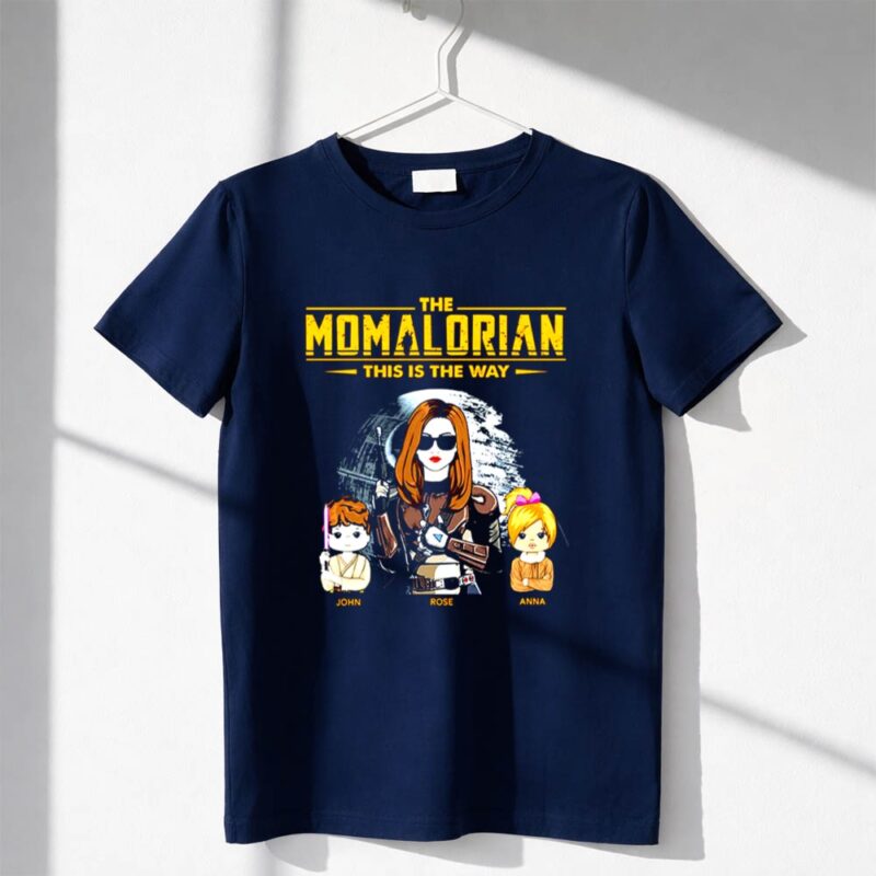 Death Star The Momalorin This Is The Way Custom Name 1 T Shirt