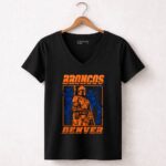 Denver Broncos Star Wars Boba Fett Showdown 5 Womens V Neck.jpg