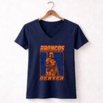 Denver Broncos Star Wars Boba Fett Showdown 9 Womens V Neck.jpg
