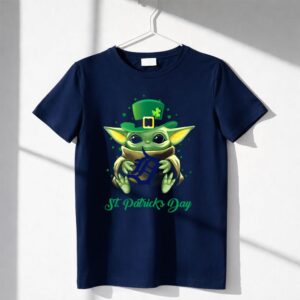 Detroit Tigers Baby Yoda St Patrick's Day Shirt