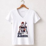 Din Djarin The Mandalorian Star Wars 5 Womens V Neck.jpg