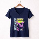 Distressed Grogu 5 Womens V Neck.jpg