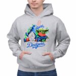 Dodgers-Gnomes-and-Baby-Yoda-with-Baseball-and-Shamrocks-2-Hoodie