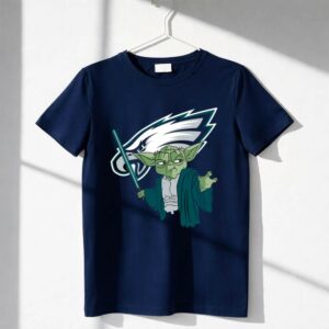 Eagles Yoda Lightsaber Star Wars Philadelphia Football Shirt