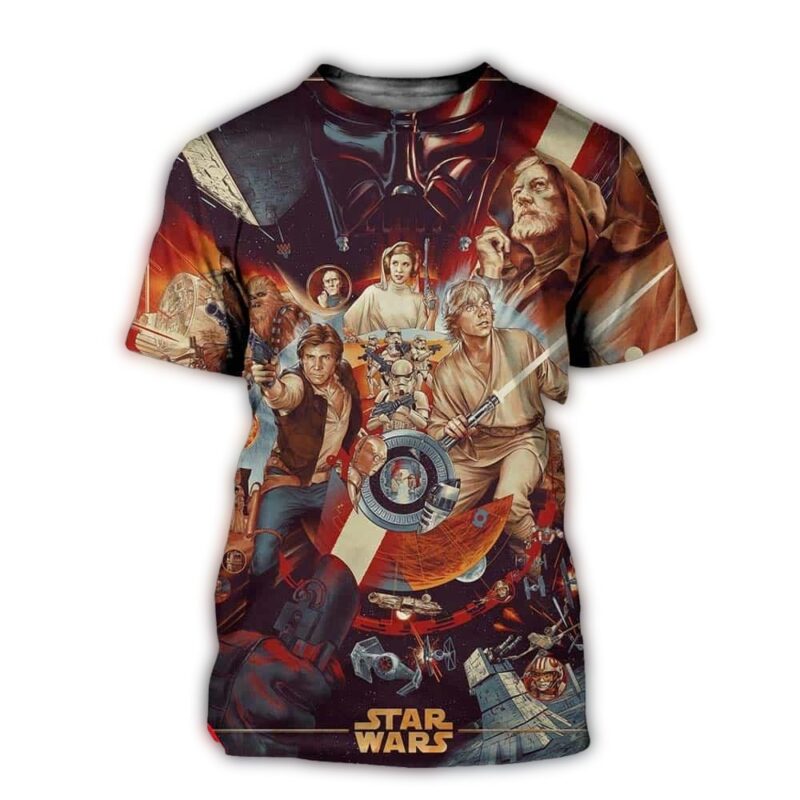 Fantastic Poster For Star Wars By Martin Ansin All Over Print Unisex T Shirt BjbNe l9gn7z.jpg