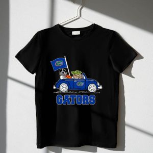 Florida Gators Darth Vader Baby Yoda Driving Car Star Wars Football 1 T Shirt.jpg