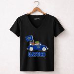 Florida Gators Darth Vader Baby Yoda Driving Car Star Wars Football 5 Womens V Neck.jpg