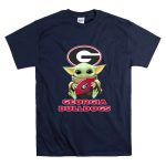 Georgia Bulldogs Baby Yoda Holding Football 9 T Shirt.jpg