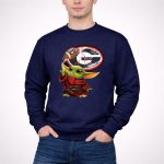 Georgia Bulldogs Football Baby Yoda Magic Force 3 Sweatshirt.jpg