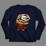 Georgia Bulldogs Football Baby Yoda Magic Force 9 Long Sleeves.jpg