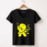 Golden State Warriors Star Wars Chewie 1 5 Womens V Neck.jpg