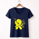 Golden State Warriors Star Wars Chewie 1 9 Womens V Neck.jpg