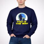 Golden State Warriors Star Wars Yoda And Mandalorian This Is The Way 3 Sweatshirt.jpg