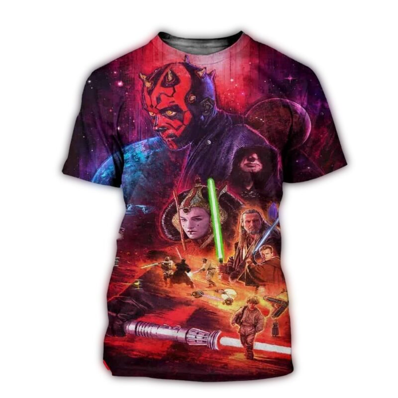 Gorgeous Poster For Star Wars The Phantom Menace By Ignacio All Over Print Shirt.jpg