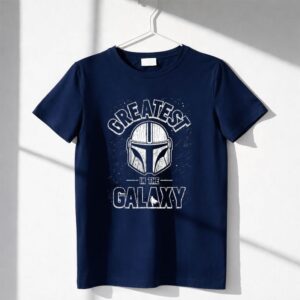 Greatest In The Galaxy Star Wars The Mandalorian Helmet Father's Day Dad Shirt